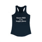 Sasco Hill is My Happy Place Women's Ideal Racerback Tank Top