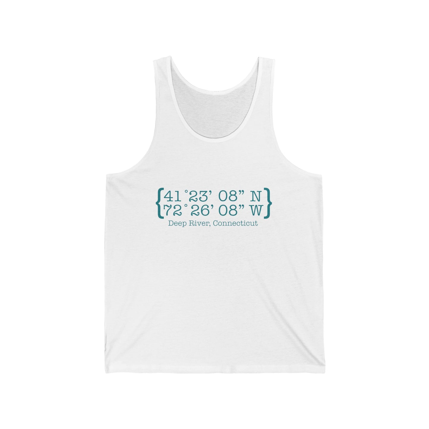 Deep River Coordinates Unisex Jersey Tank