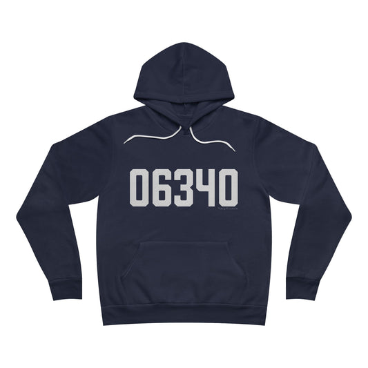 06340 Groton CT Zip Code Unisex Sponge Fleece Pullover Hoodie