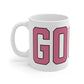 Goose Zip Code Pink & Black Mug 11oz