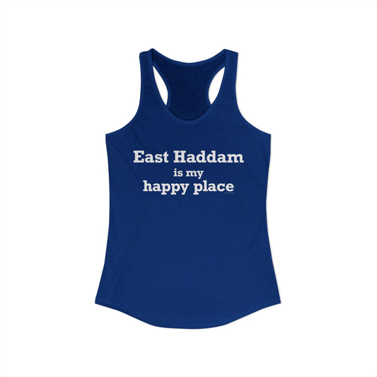 East Haddam is My Happy Place Women's Ideal Racerback Tank Top