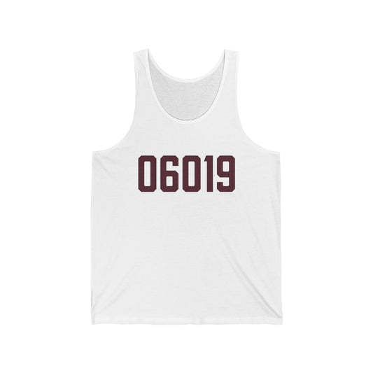 06019 Canton Connecticut Zip Code Unisex Jersey Tank Top