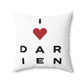 Darien Vision Spun Polyester Square Pillow