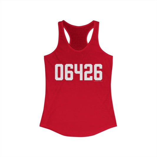 06426 Essex CT Zip Code Women's Ideal Racerback Tank Top