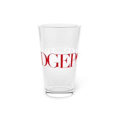 41 Tilt Bridgeport Pint Glass, 16oz