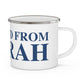 Just a kid from Bozrah Enamel Camping Mug