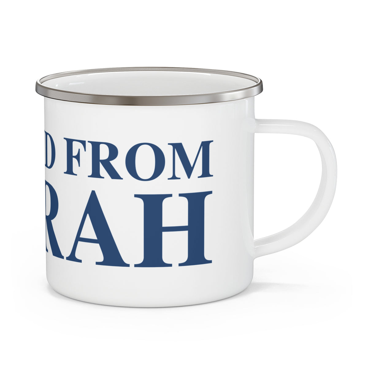 Just a kid from Bozrah Enamel Camping Mug