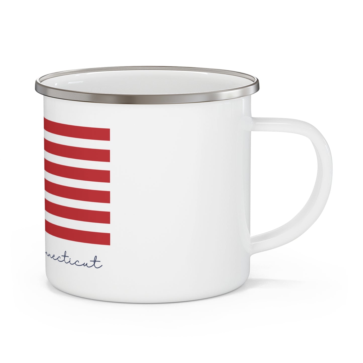 West Haven Connecticut Flag Enamel Camping Mug