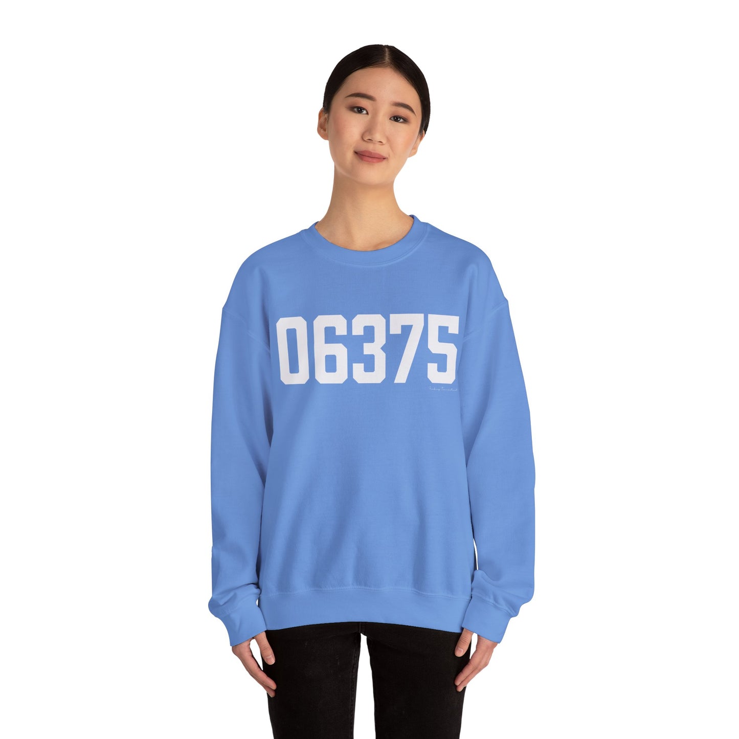 06375 - New London Connecticut Zip Code - Unisex Heavy Blend™ Crewneck Sweatshirt