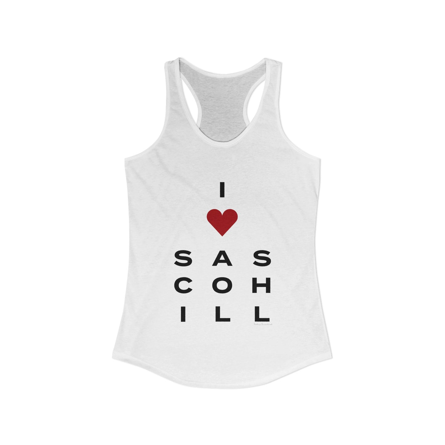 Sasco Hills Vision Women's Ideal Racerback Tank Top