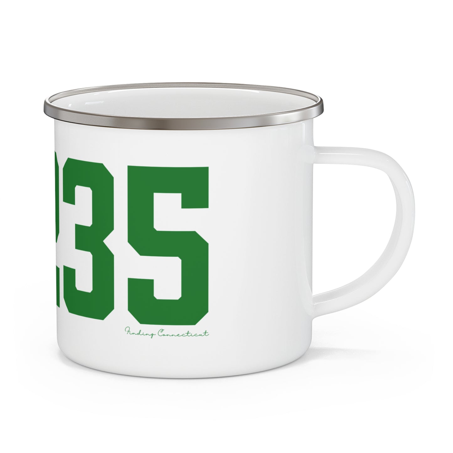 06235 Chaplin Connecticut Zip Code Enamel Camping Mug
