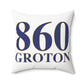 860 Groton Spun Polyester Square Pillow