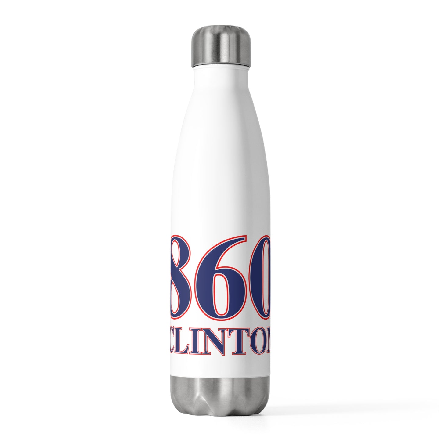 860 Clinton Red, White & Blue 20oz Insulated Bottle