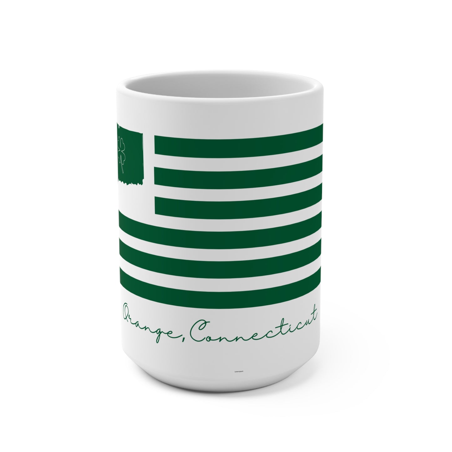 Orange Connecticut St. Patrick’s Day Flag Mug 15oz