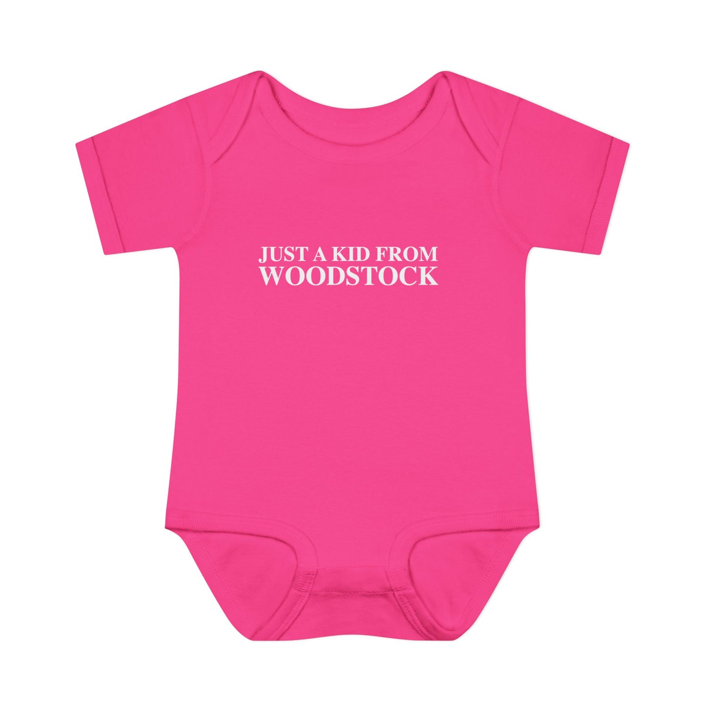Just a kid from Woodstock Infant Baby Rib Bodysuit