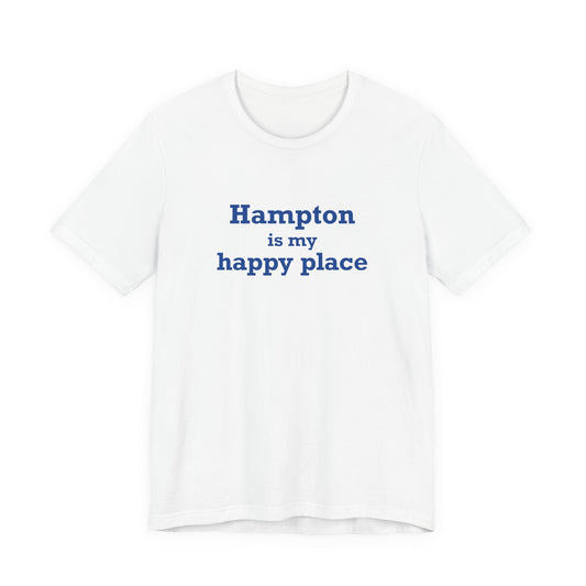 Hampton is My Happy Place Unisex Jersey Short Sleeve T-Shirt