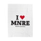 I Heart MNRE Velveteen Plush Blanket
