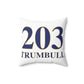203 Trumbull Spun Polyester Square Pillow