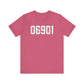 06901 Stamford Connecticut Zip Code Unisex Jersey Short Sleeve T-Shirt