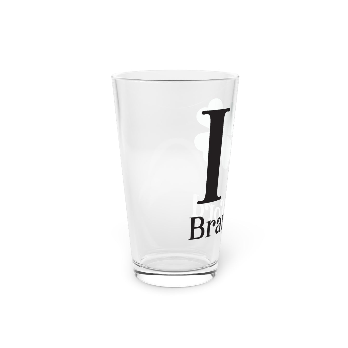 I Clover Branford Pint Glass, 16oz