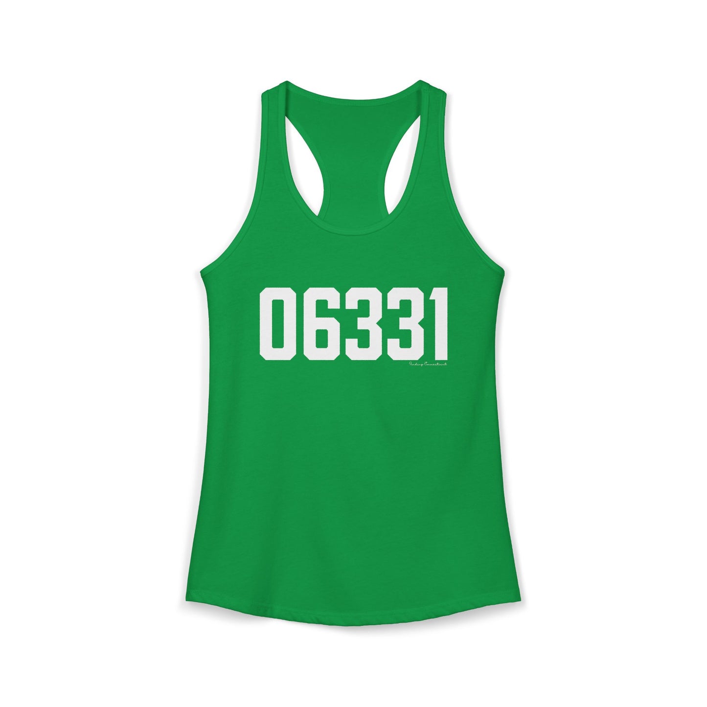 06331 Canterbury CT Zip Code Women's Ideal Racerback Tank Top