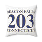 Beacon Falls 203 Connecticut Polyester Square Pillow