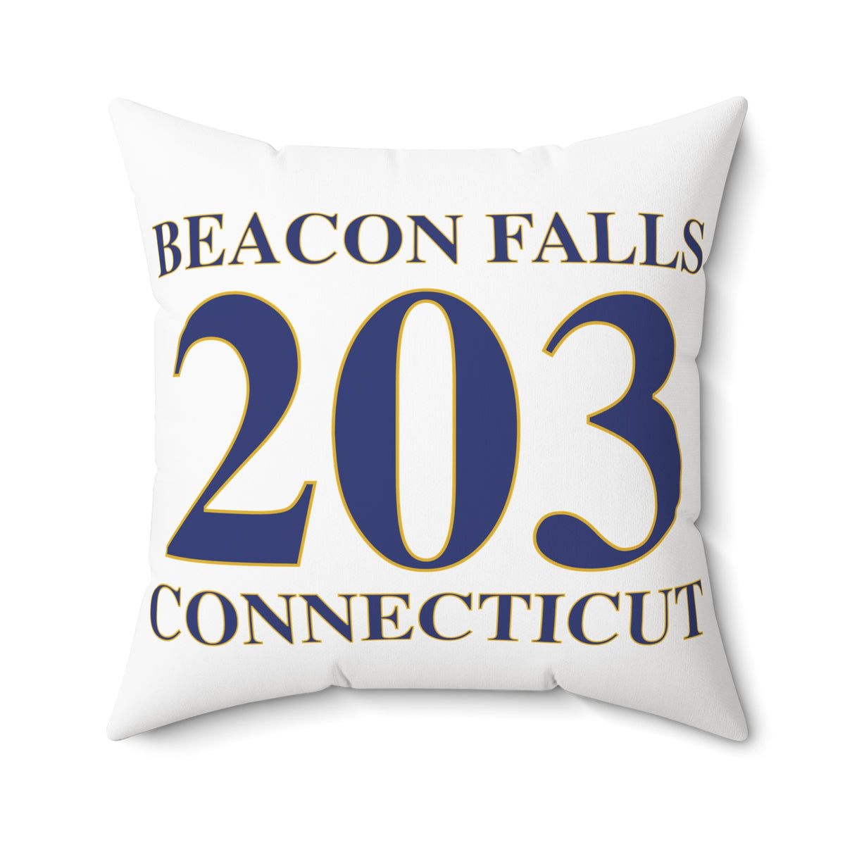 Beacon Falls 203 Connecticut Polyester Square Pillow