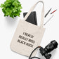 I Really Really Miss Black Rock Organic Canvas Tote Bag