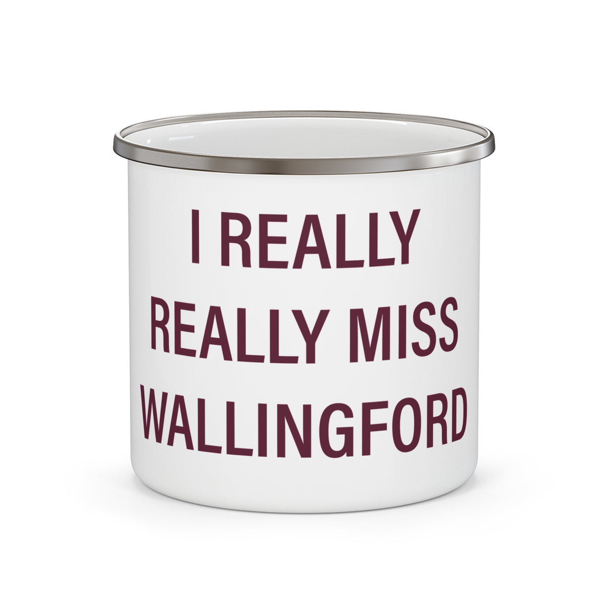 I Really Really Miss Wallingford Enamel Camping Mug