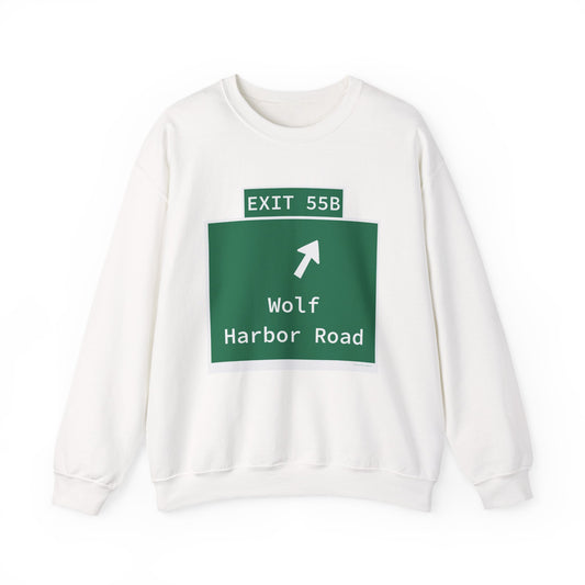 Vintage WCP Exit 55B Sign Unisex Heavy Blend™ Crewneck Sweatshirt