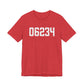 06234 Brooklyn CT Zip Code Unisex Jersey Short Sleeve T-Shirt