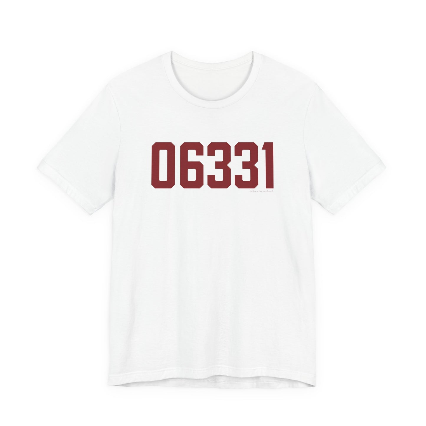 06331 Canterbury Connecticut Zip Code Unisex Jersey Short Sleeve T-Shirt