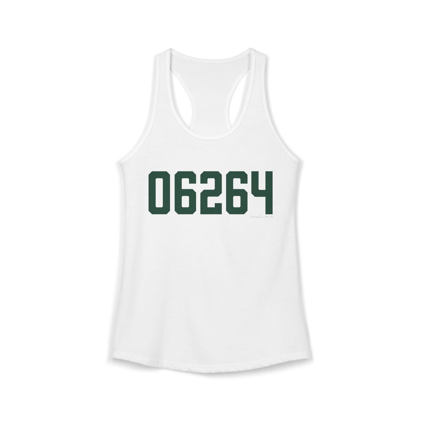 06264 Scotland Connecticut Zip Code Women's Ideal Racerback Tank Top