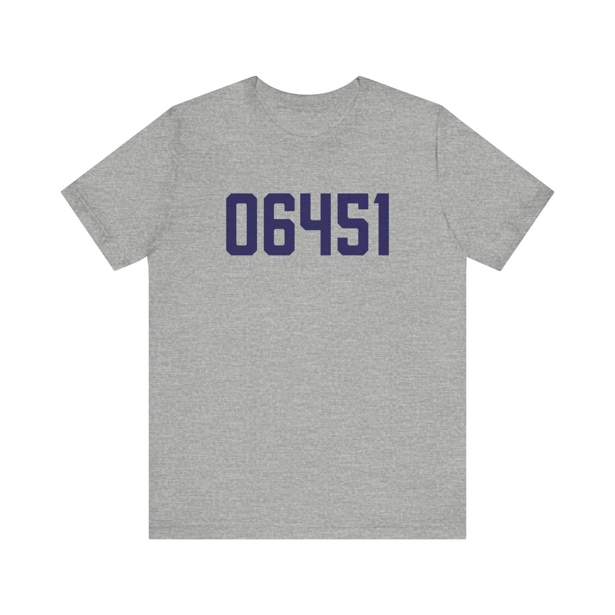 06451 Meriden Connecticut Zip Code Unisex Jersey Short Sleeve T-Shirt