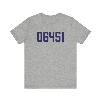 06451 Meriden Connecticut Zip Code Unisex Jersey Short Sleeve T-Shirt