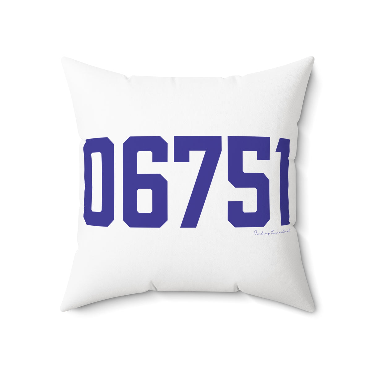 06751 Bethlehem Connecticut Zip Code Polyester Square Pillow