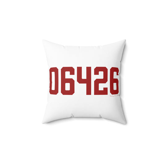 06426 Essex Connecticut Zip Code Spun Polyester Square Pillow