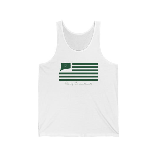 Derby Connecticut St. Patrick’s Day Flag Unisex Jersey Tank Top