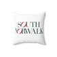 41 Tilt South Norwalk Spun Polyester Square Pillow