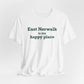 East Norwalk is My Happy Place Unisex Jersey Short Sleeve T-Shirt