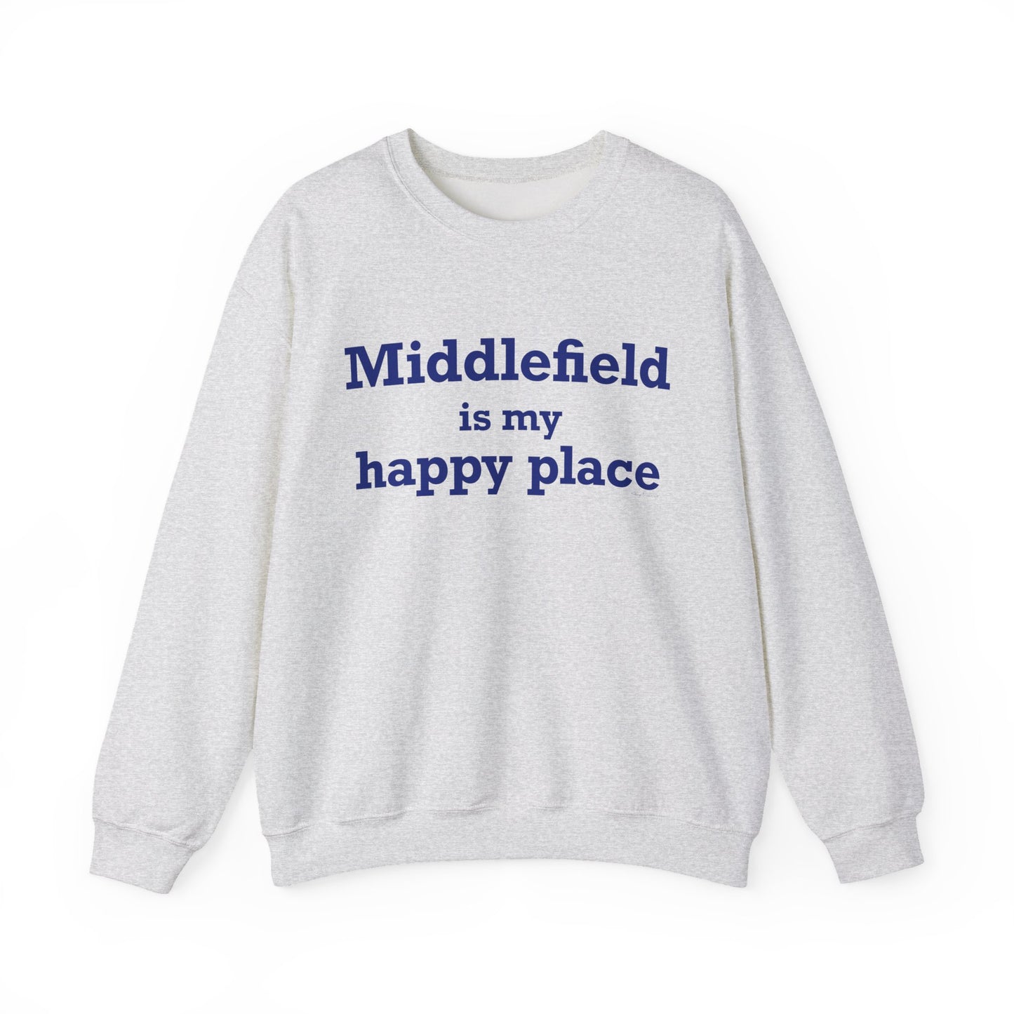 Middlefield is My Happy Place Unisex Heavy Blend™ Crewneck Sweatshirt