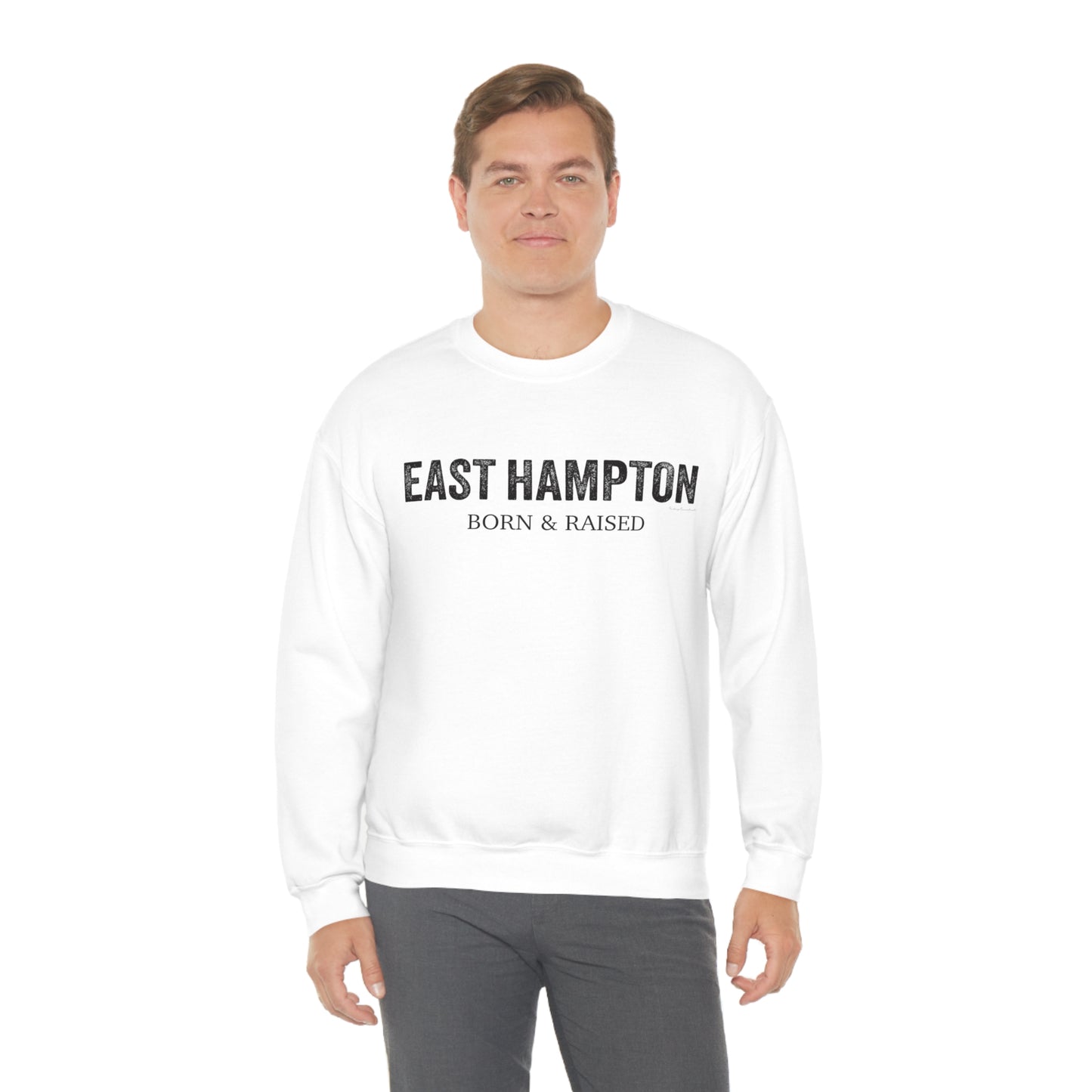 East Hampton Born & Raised Unisex Heavy Blend™ Crewneck Sweatshirt