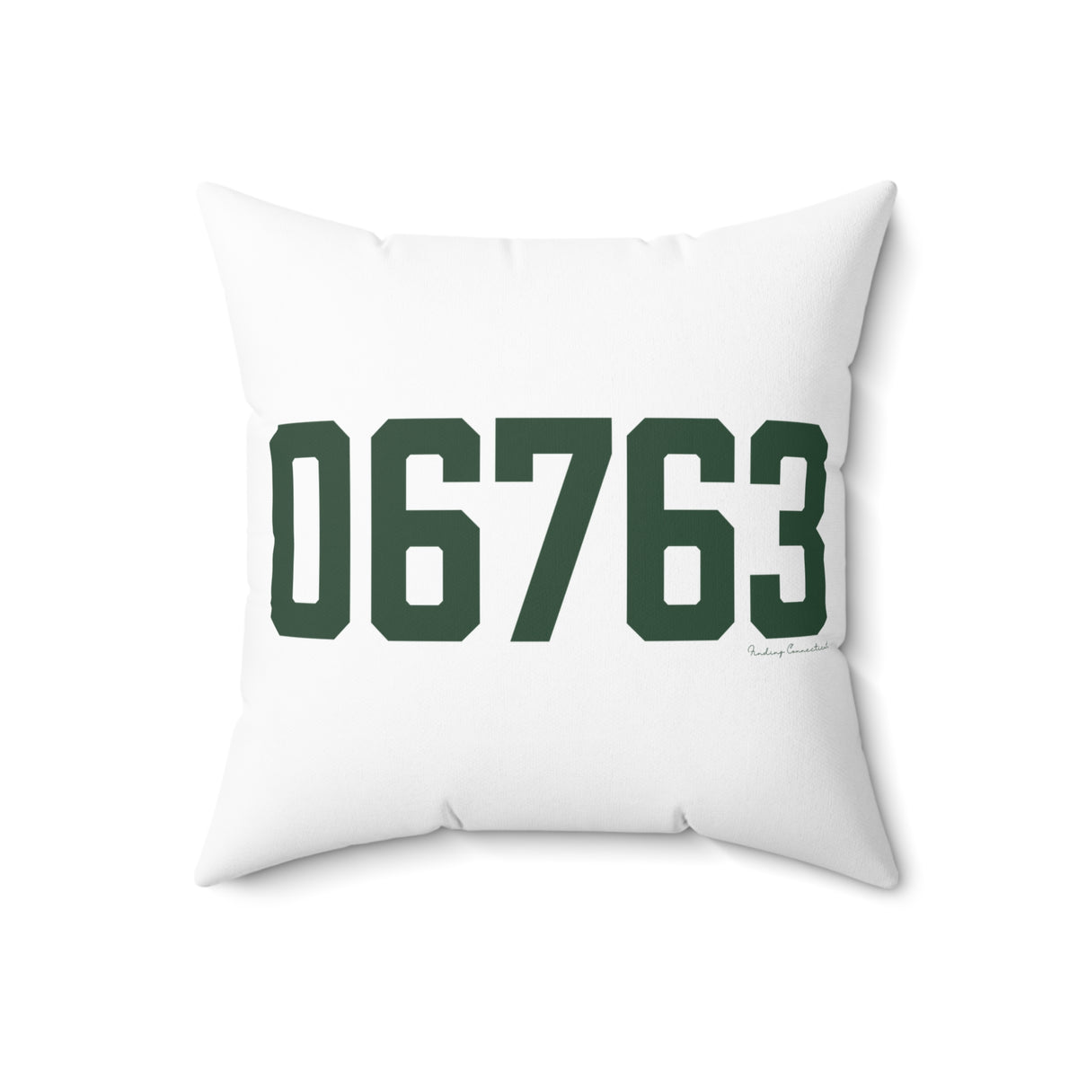 06763 Morris Connecticut Zip Code Polyester Square Pillow