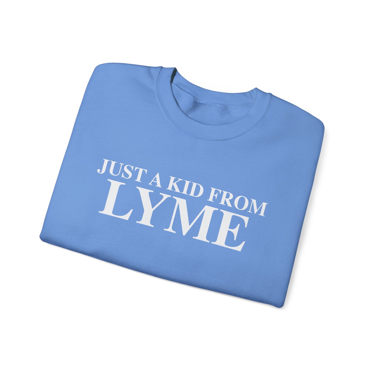 Just a kid from Lyme Unisex Heavy Blend™ Crewneck Sweatshirt