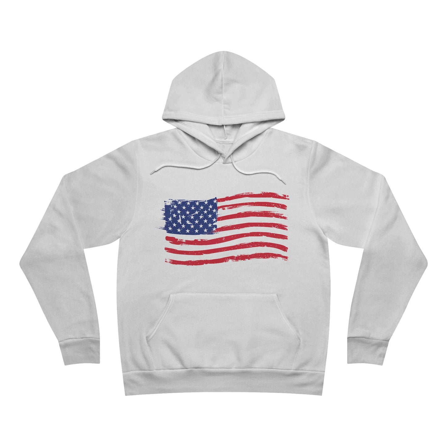 American Flag Unisex Sponge Fleece Pullover Hoodie Sweatshirt