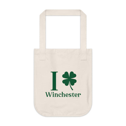I Clover Winchester Organic Canvas Tote Bag