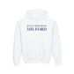 Just a kid from Milford Youth Heavy Blend Hooded Sweatshirt