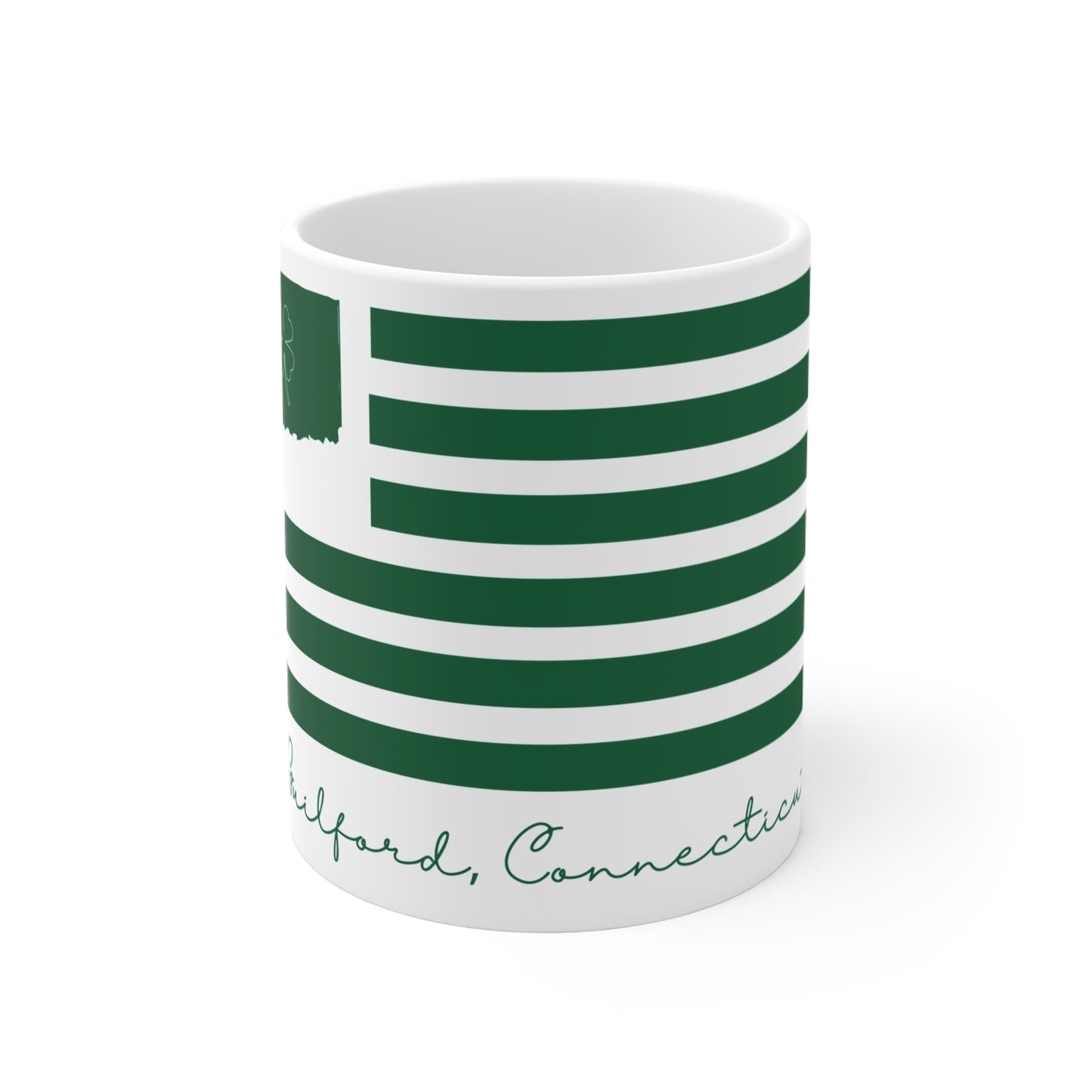 Guilford Connecticut St. Patrick’s Day Flag Mug 11oz