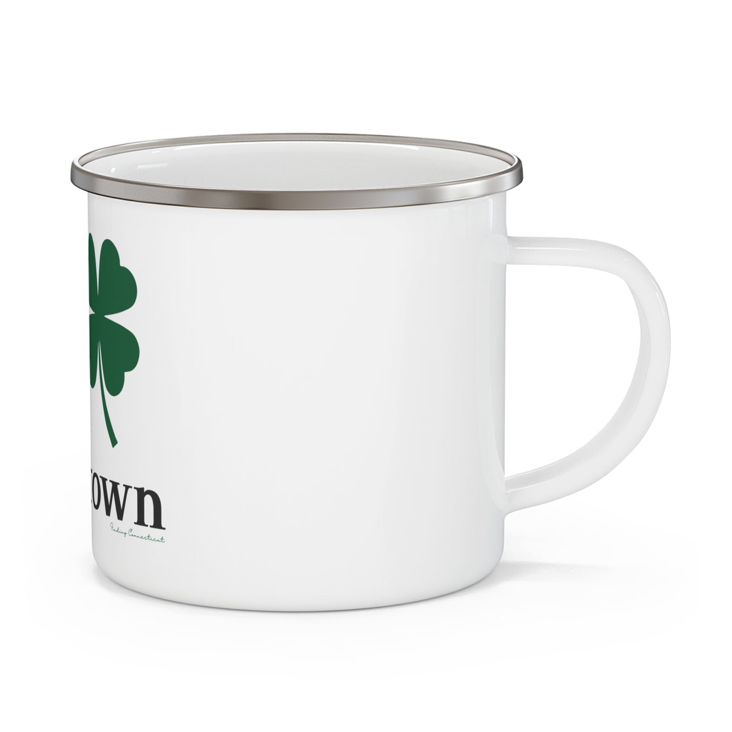 I Clover Watertown Enamel Camping Mug