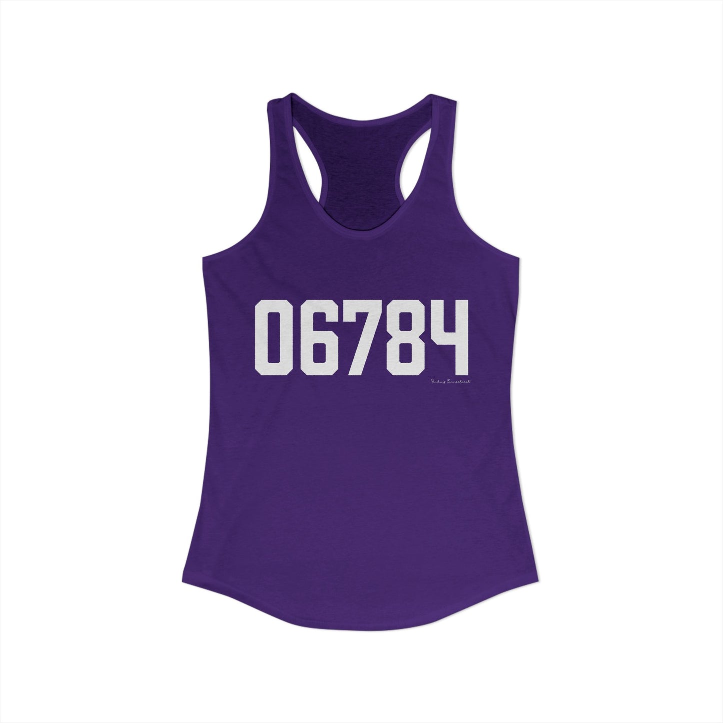 06784 Sherman CT Zip Code Women's Ideal Racerback Tank Top